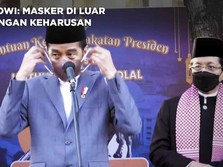 Jokowi: Masker di Luar Ruangan Keharusan
