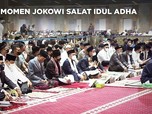 Momen Jokowi Salat Idul Adha