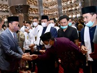 Salat Iduladha di Masjid Istiqlal, Jokowi Sampaikan Pesan Ini