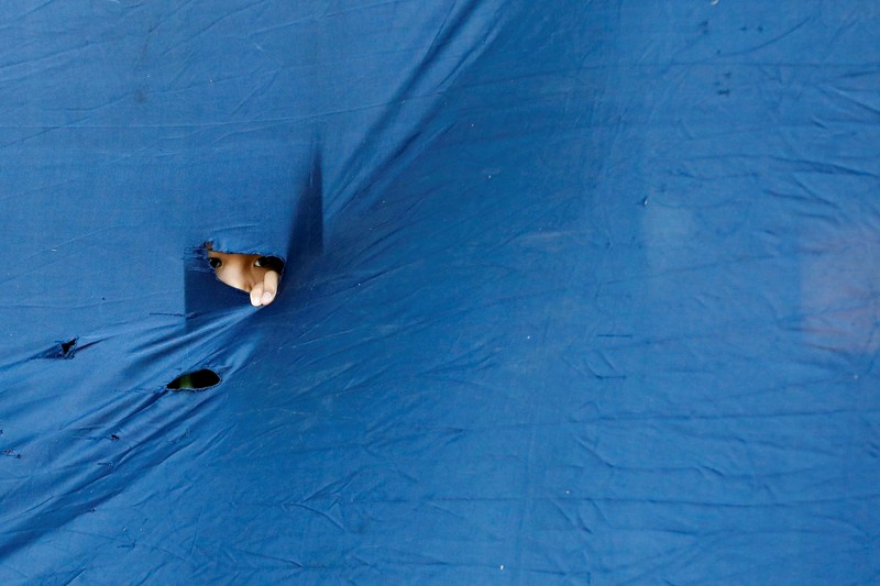 RELIGION-EID/INDONESIA A cow is pictured before being sacrificed for the Muslim holiday of Eid Al-Adha outside a mosque in Jakarta, Indonesia, July 10, 2022. REUTERS/Ajeng Dinar Ulfiana