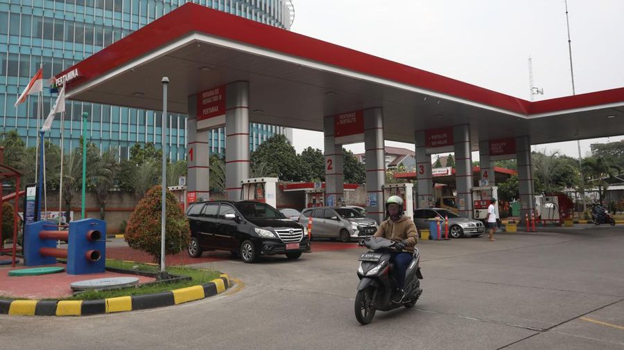 SPBU Pertamina (CNBC Indonesia/Andrean Kristianto)