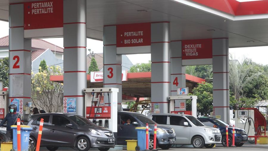 SPBU Pertamina (CNBC Indonesia/Andrean Kristianto)
