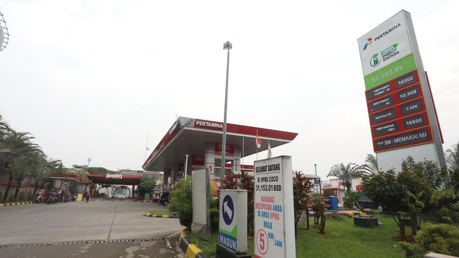 SPBU Pertamina (CNBC Indonesia/Andrean Kristianto)