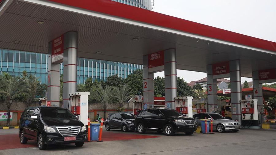 SPBU Pertamina (CNBC Indonesia/Andrean Kristianto)