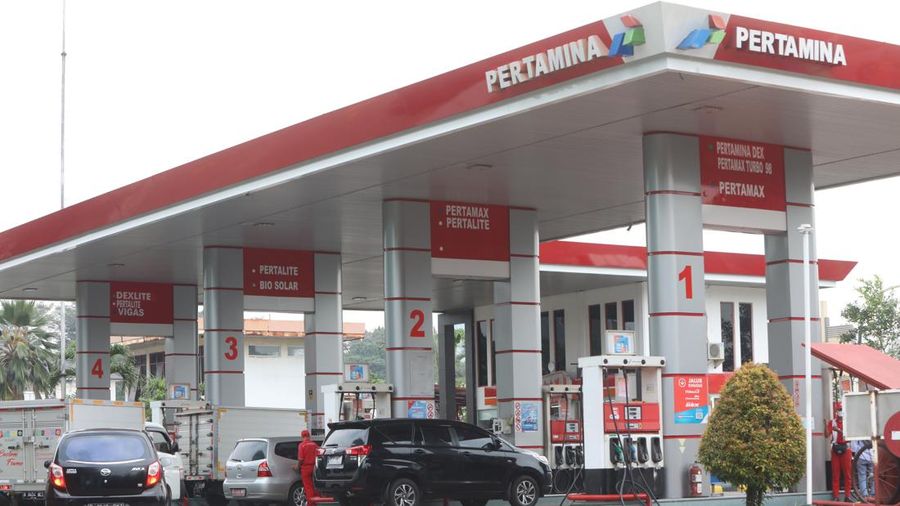 SPBU Pertamina (CNBC Indonesia/Andrean Kristianto)