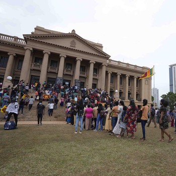 Potret Demo Sri Lanka Seperti