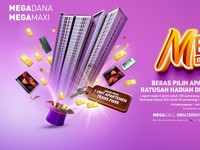 Wow! Ada Apartemen Gratis Dari Bank Mega, Bebas Pilih Lokasi