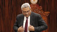 Presiden Sri Lanka Kirim Surat Resign Dari Singapura