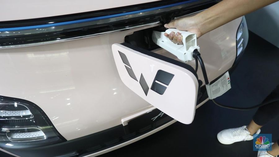 Wuling air Ev (CNBC Indonesia/Andrean Kristianto)