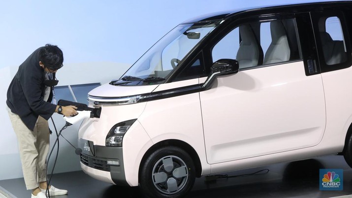 Wuling air Ev (CNBC Indonesia/Andrean Kristianto) Wuling air Ev (CNBC Indonesia/Andrean Kristianto)