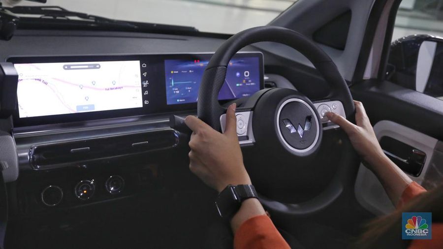 Wuling air Ev (CNBC Indonesia/Andrean Kristianto)