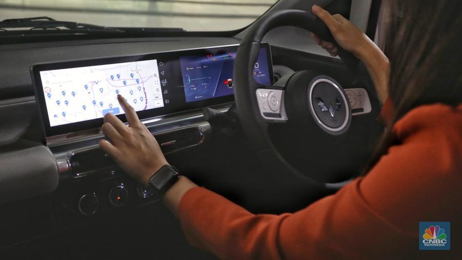 Wuling air Ev (CNBC Indonesia/Andrean Kristianto)
