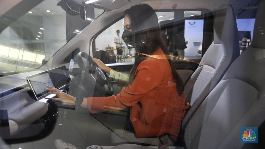 Wuling air Ev (CNBC Indonesia/Andrean Kristianto)
