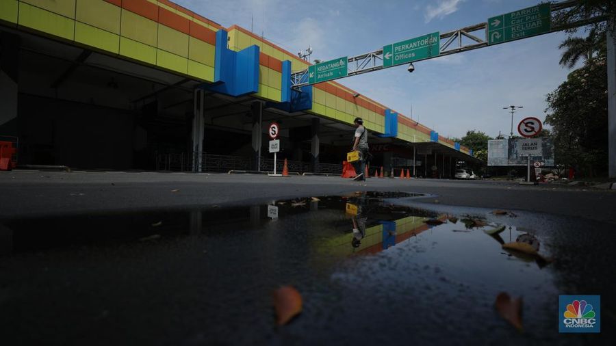 Bandara Halim Perdanakusuma. (CNBC Indonesia/Tri Susilo)