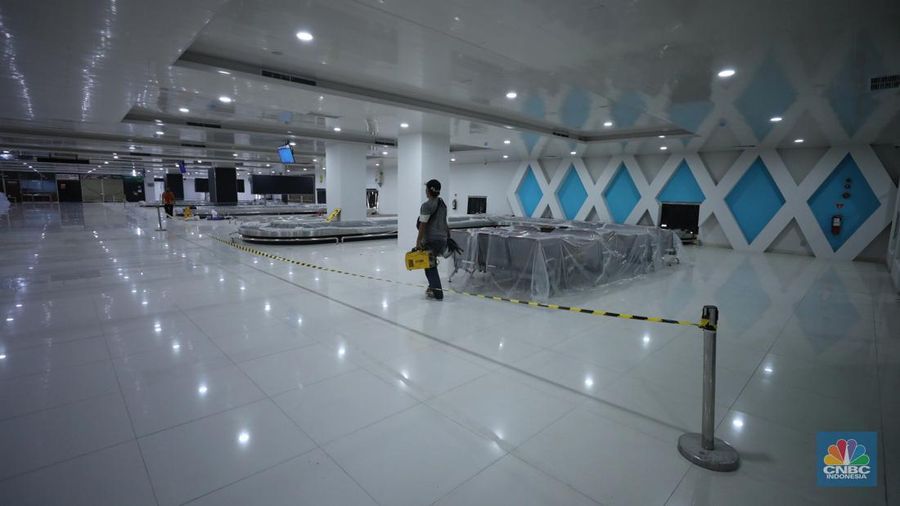 Bandara Halim Perdanakusuma. (CNBC Indonesia/Tri Susilo)