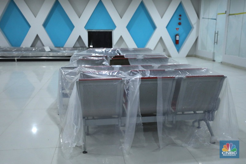 Bandara Halim Perdanakusuma. (CNBC Indonesia/Tri Susilo)