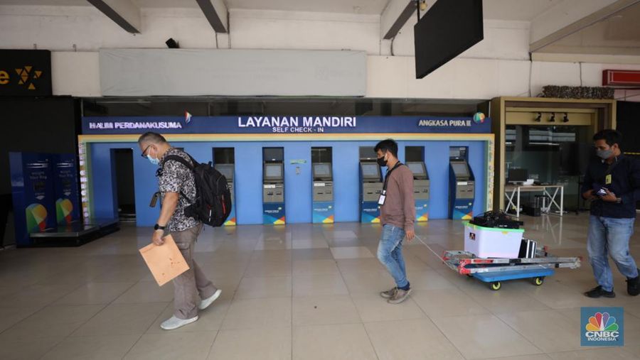 Bandara Halim Perdanakusuma. (CNBC Indonesia/Tri Susilo)