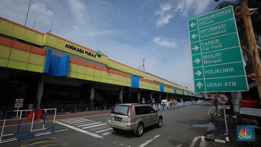 Bandara Halim Perdanakusuma. (CNBC Indonesia/Tri Susilo)