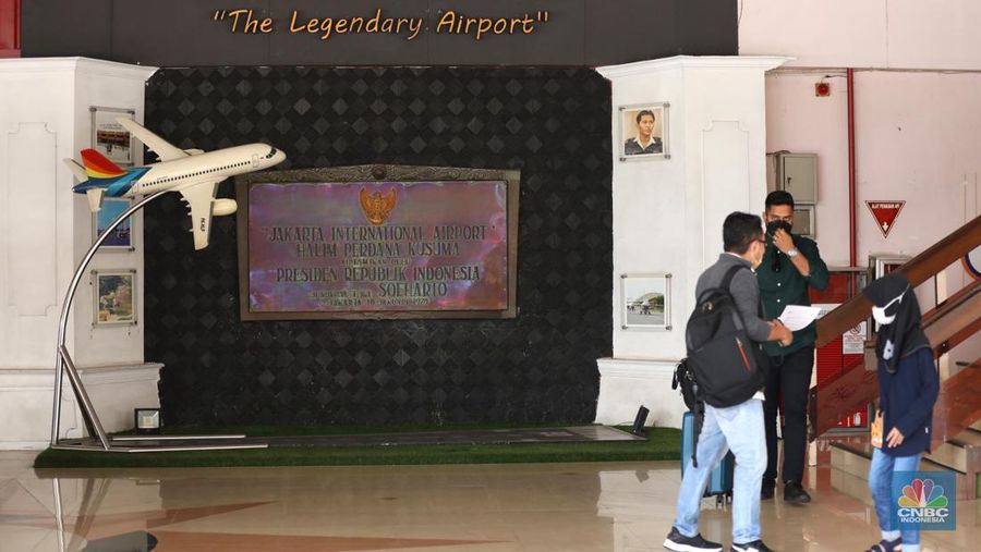 Bandara Halim Perdanakusuma. (CNBC Indonesia/Tri Susilo)