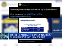 Bank Sentral Filipina Naikkan Suku Bunga Acuan 75 Bps