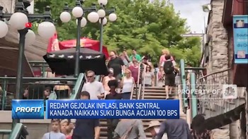 Bank Sentral Kanada Naikkan Suku Bunga Acuan 100 Bps