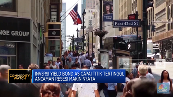 Inversi Yield Bond AS Capai Titik Tertinggi Sejak 2000