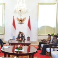 Detik-detik Bos Bank Dunia Sowan Jokowi di Istana Merdeka