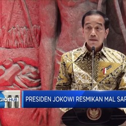 Presiden Jokowi Resmikan Mal Sarinah