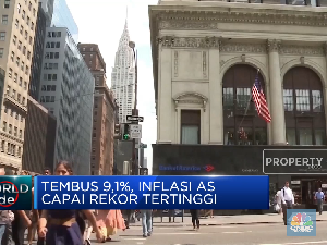 Tembus 9,1%, Inflasi AS 'Meledak' Ke Rekor Tertinggi