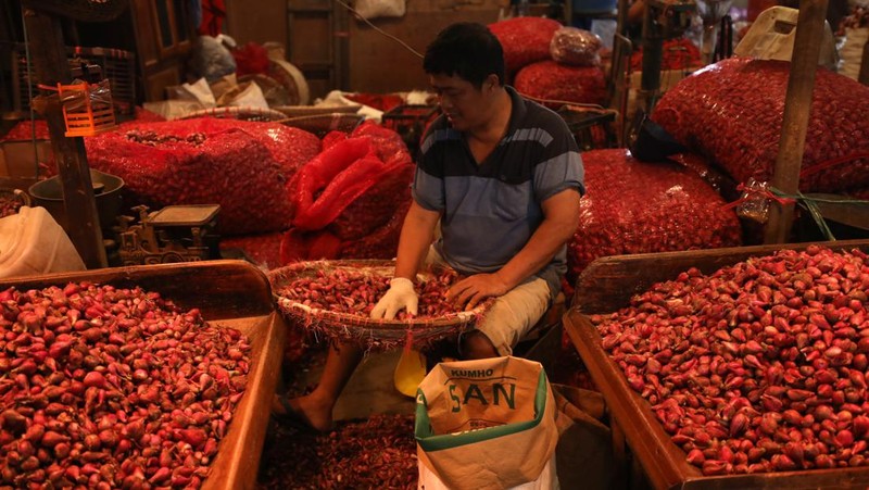 Bawang Merah (CNBC Indonesia/Tri Susilo)