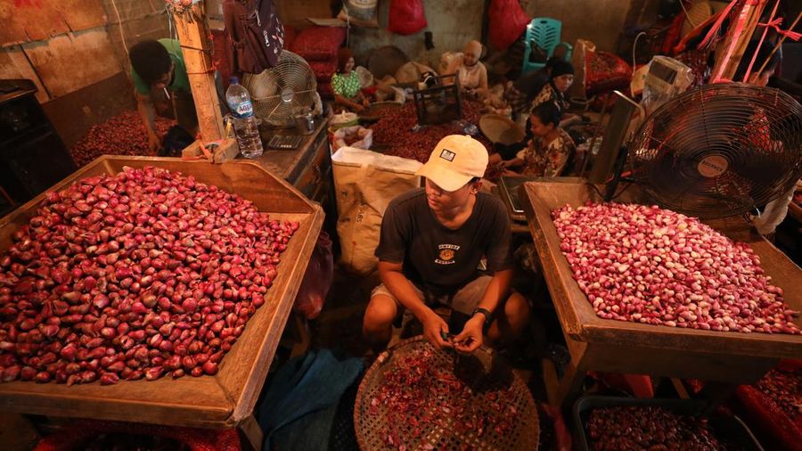 Bawang Merah (CNBC Indonesia/Tri Susilo)