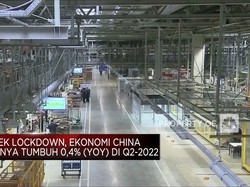 Efek Lockdown, Ekonomi China Hanya Tumbuh 0,4% di Q2-2022