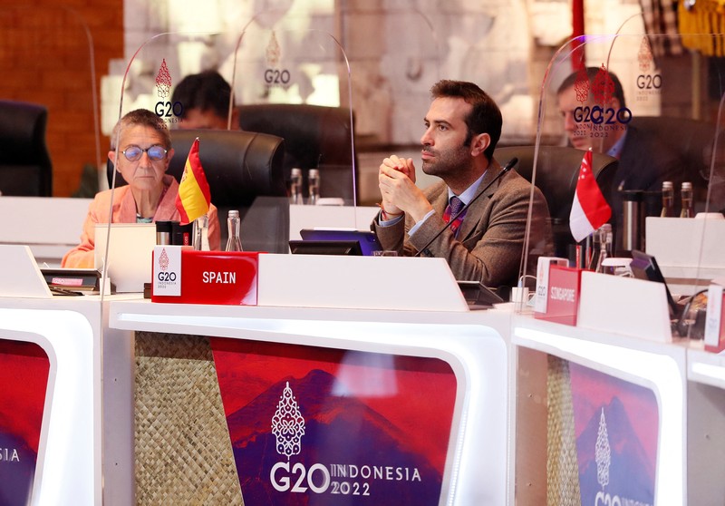 G20-INDONESIA/ G20 Finance Ministers, Central Bank Governors and head of delegates attend the G20 Finance Ministers and Central Bank Governors Meeting in Nusa Dua, Bali, Indonesia, 15 July 2022. Made Nagi/Pool via REUTERS