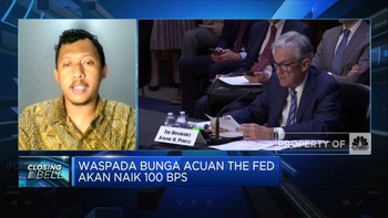 Jika Bunga Acuan The Fed Naik 100 Bps,  Ini Dampaknya ke RI!
