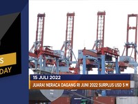 Neraca Dagang RI Juni 2022 Surplus Hingga PDB China Naik 0,4%