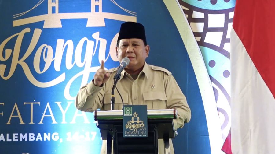 Prabowo di Pembukaan Kongres XVI Fatayat NU