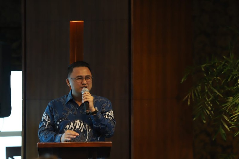 PT Asuransi Umum Mega (Asuransi Mega) PT Asuransi Umum Mega (Asuransi Mega) melakukan penandatanganan MoU dengan PT Bank BTPN Tbk (Bank BTPN) yang merupakan dari SMBC Group di menara Bank Mega, Jakarta, Jumat,15/7. (CNBC Indonesia/Muhammad Sabki)