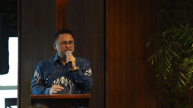 PT Asuransi Umum Mega (Asuransi Mega) melakukan penandatanganan MoU dengan PT Bank BTPN Tbk (Bank BTPN) yang merupakan dari SMBC Group di menara Bank Mega, Jakarta, Jumat,15/7. (CNBC Indonesia/Muhammad Sabki)