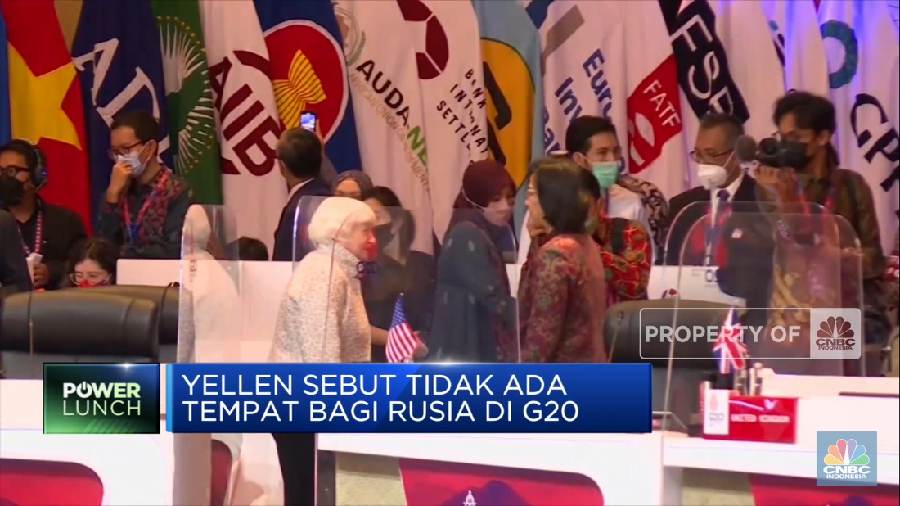 Yellen Sebut Tidak Ada Tempat Bagi Rusia di G20