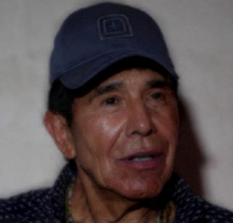 Rafael Caro Quintero, setelah ditahan, di negara bagian Sinaloa, Meksiko. (via REUTERS/MEXICAN NAVY)