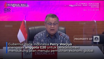 Bos BI Ajak Anggota G20 Dukung Pemulihan Ekonomi Global