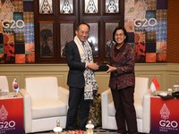 Bertemu Deputi PM Korea, Sri Mulyani Singgung Budaya K-Pop