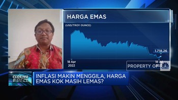 Harga Emas Lemas Kala Inflasi Menggila, Ini Sebabnya!