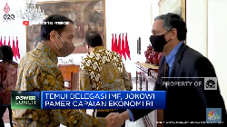 Temui Delegasi IMF, Jokowi 'Pede' Ekonomi RI Aman dari Resesi