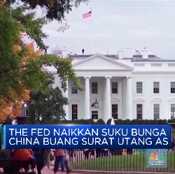 China 'Buang' Surat Utang AS di Era Bunga Tinggi