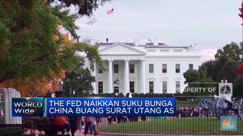 China 'Buang' Surat Utang AS di Era Bunga Tinggi
