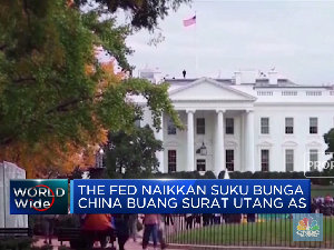 China 'Buang' Surat Utang AS di Era Bunga Tinggi