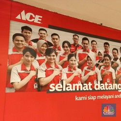Penampakan Ace Hardware yang Mendadak Tutup di Tangerang