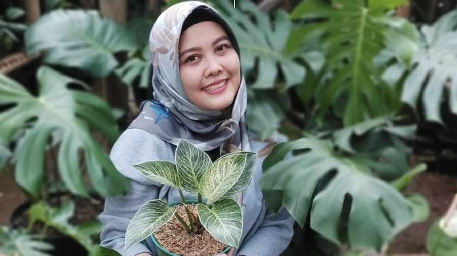 Voni, Eks Dokter Hewan yang Jualan Tanaman. (Dok: Instagram @voni_amri)