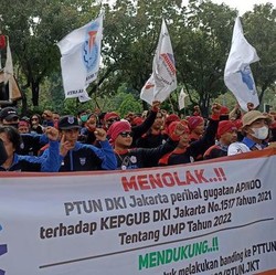 Buntut UMP DKI! Diketok Anies Dibatalkan PTUN, Buruh Teriak